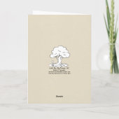 Carte Reconnaissant et reconnaissant (Dos)