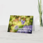 Carte Reconnaissant Pour Le Soutien, Sortant Du Bois (Devant)