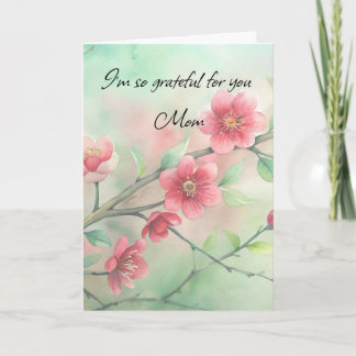 Carte Reconnaissant pour toi Maman