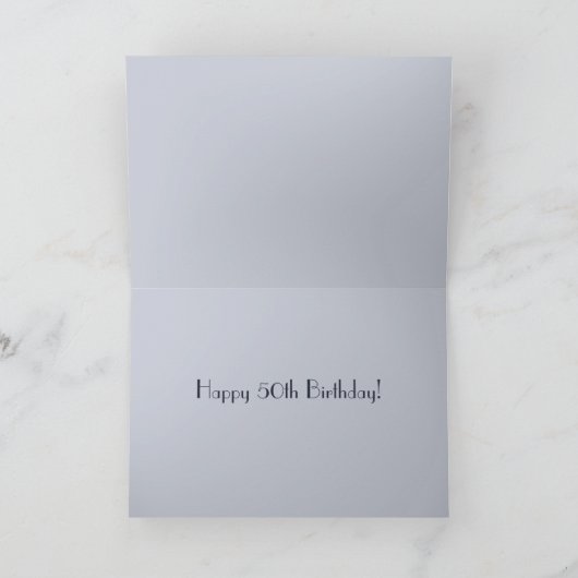 Carte Rectangles marine et gris (Intérieur)