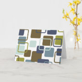 Carte Rectangles modernes 1 d'Eames (Fleur jaune)