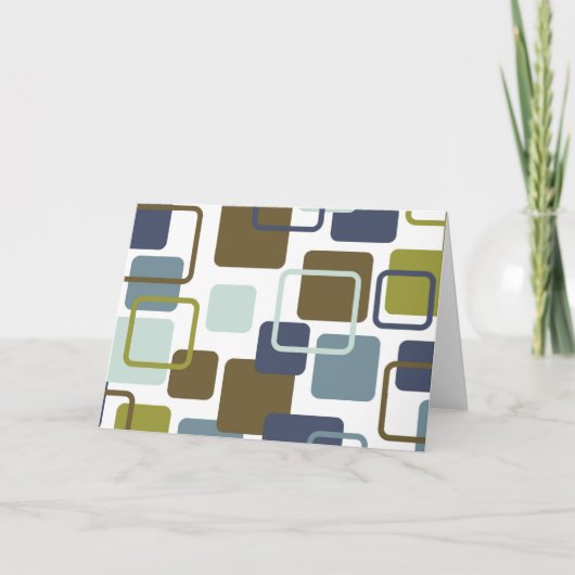 Carte Rectangles modernes 1 d'Eames (Devant)