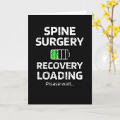 Carte Récupération de la chirurgie de la colonne vertébr (Fleur jaune)