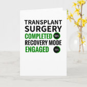 Carte Récupération de la chirurgie de transplantation | (Fleur jaune)