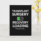 Carte Récupération de la chirurgie de transplantation |  (Fleur jaune)