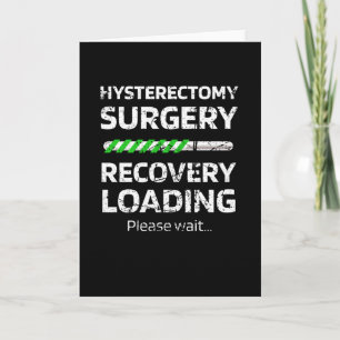 Carte Récupération de l'hystérectomie   Chirurgie Uterus