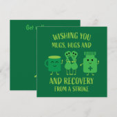 Carte Récupération des AVC Obtenez bien bientôt les cade (Devant / Derrière)