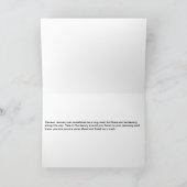 Carte Récupération du cancer Lily (Intérieur)