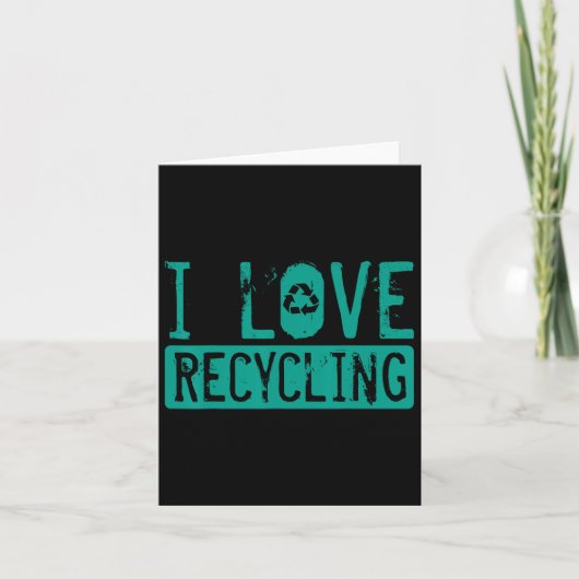 Carte Recyclage Activist Recyclé Eart (Devant)