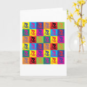 Carte Recyclage d'art de bruit (Fleur jaune)