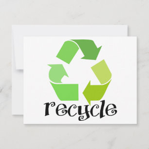 Carte Recycle Symbole !