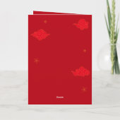 Carte Red 2024 Blossom Dragon Nouvel An Chinois (Dos)