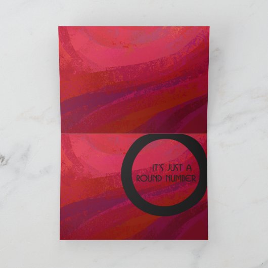 Carte Red 40 Dix Anniversaire (Intérieur)