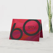 Carte Red 60 Dix Anniversaire (Devant)