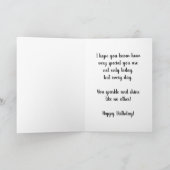 Carte Red and Gold Joyeux 13e anniversaire fille (Intérieur)