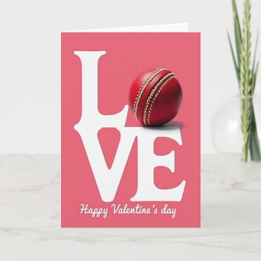 Carte Red Ball Love Valentines Day Card (Devant)