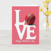 Carte Red Ball Love Valentines Day Card (Fleur jaune)