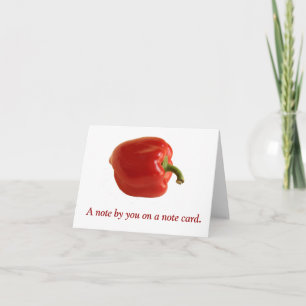 Carte Red Bell Pepper Bright Photo sur