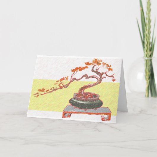Carte Red Bonsai Salutations (Devant)