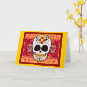 Carte Red Calaveras (Fleur jaune)