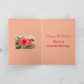 Carte Red Dahlia Joyeux anniversaire (Intérieur)
