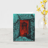 Carte Red Door Note (Fleur jaune)