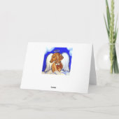 Carte Red Doxie Angel (Dos)