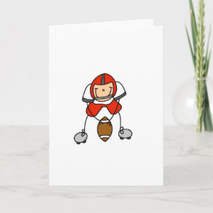 Carte Red Football Player Card