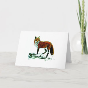 Carte Red Fox Note