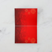 Carte Red Gold Lanterns Rat coupé en papier 2020 SGC (Intérieur)