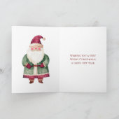 Carte Red Green Christmas Sleigh (Intérieur)