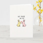 Carte Red Heart Hop Stuff (Fleur jaune)