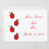 Carte Red Ladybugs Crawling Thunder_Cove (Devant)