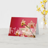 Carte Red Orchid (Fleur jaune)
