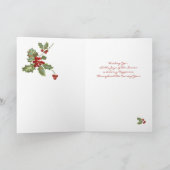 Carte Red Plaid et Woodland VOTRE PHOTO (Intérieur)