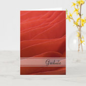 Carte Red Ranunculus Graduation Félicitations (Fleur jaune)