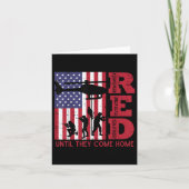 Carte Red Rappelez-vous tous déployé Drapeau Hélicoptère (Devant)