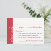 Carte Red Response, Collection Mariage Caroline (Debout devant)