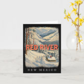 Carte Red River New Mexico Nm Skiing Extravaganza Sd778 (Fleur jaune)