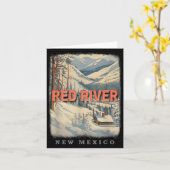 Carte Red River New Mexico Nm Skiing Extravaganza Sd778 (Fleur jaune)