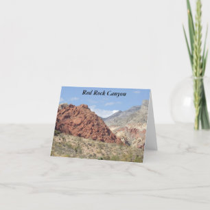 Carte Red Rock Canyon, Mojave Desert, Near Las Vegas