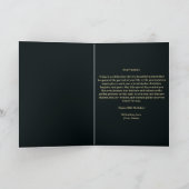 Carte Red Rose and Gold Scrollwork Numéro 60e anniversai (Intérieur)