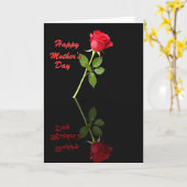 Carte Red Rose Mothers Day Reflection Card (Fleur jaune)