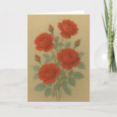 Carte Red Roses (Devant)