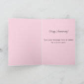 Carte Red Roses and Gold Anniversary Valentine's Day (Intérieur)