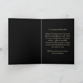 Carte Red Roses et Gold Numéro 35e anniversaire du Maria (Intérieur)