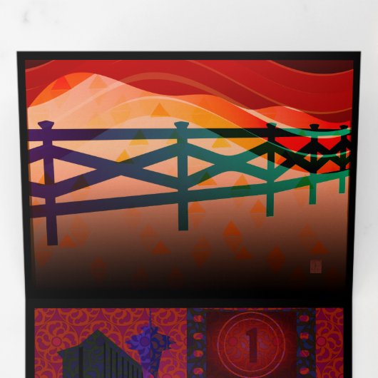 Carte Red Sky Triple (Intérieur en premier)