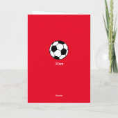 Carte Red Soccer Sport 10e anniversaire (Dos)