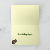 Carte Red Squirrel pense à toi (Intérieur)