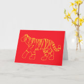 Carte Red Tiger (Fleur jaune)